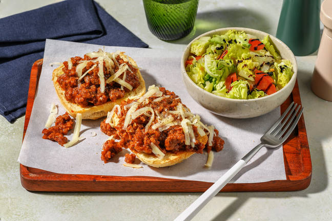Spiced Sloppy Joe Ciabattas