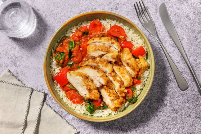 Fried Paprika Chicken on Nigerian Style Stew