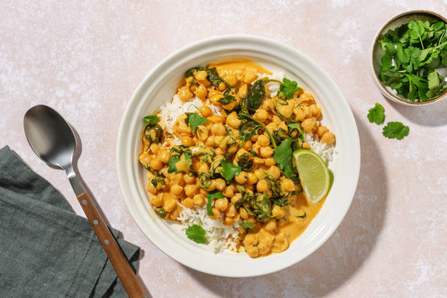 Chana Masala - curry veg di ceci al cumino