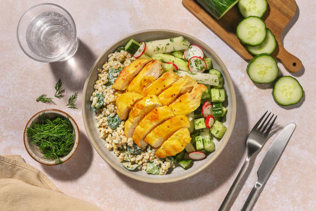 Honungs- och senapsglaserad kyckling