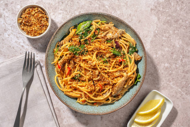 Cremet østershatte-linguine