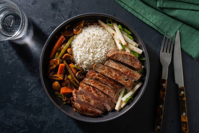 Stek med koreansk ganjang-sås