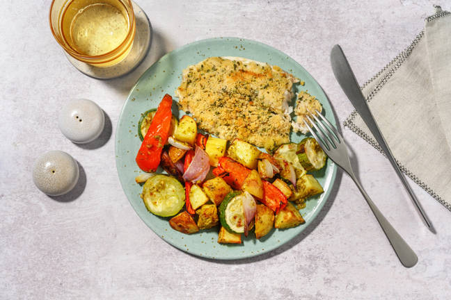 Crispy Lemon and Herb Basa