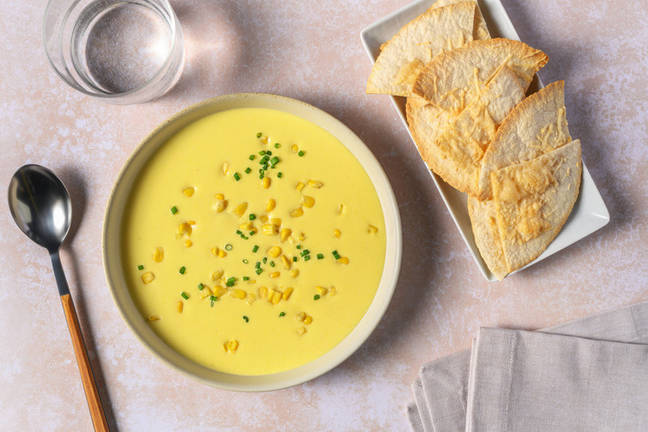 Crema casera de elote