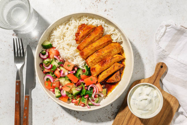 Kryddiga fläskkotletter på indiskt vis