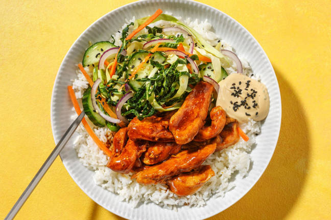 Snabb japansk kycklingteriyaki