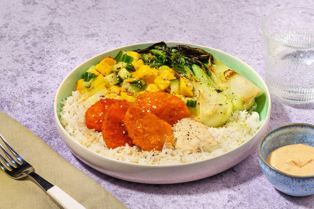 Thaikrydrede veganske nuggets