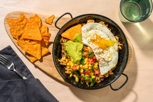 Huevos Rancheros with Tortilla Chips
