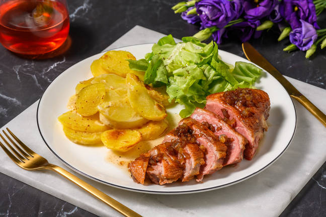 Duck Fillet and Dauphinoise