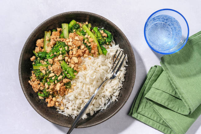Sweet Soy Pork & Baby Broccoli Stir-Fry