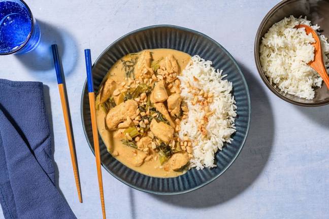 Saucy Satay Chicken Coconut Curry