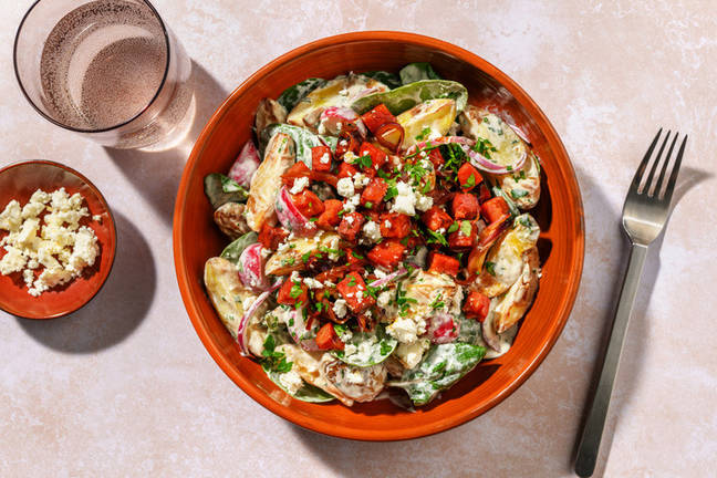 Spanischer Kartoffelsalat mit Argentinos