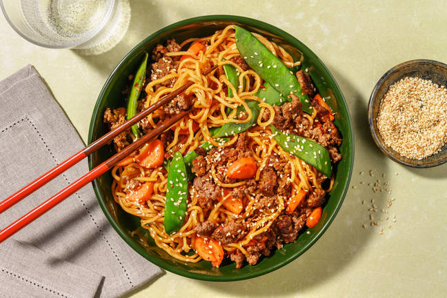 Speediest Sambal Teriyaki Beef Noodles