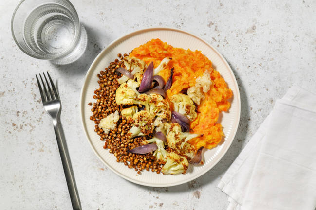 Coliflor y lentejas: el dúo veggie que sorprende