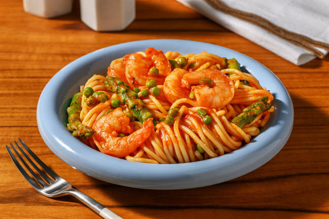 Smoky Spiced King Prawn Spaghetti