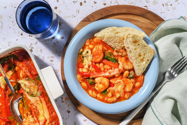 Sardinian Inspired Prawn Cassola Soup