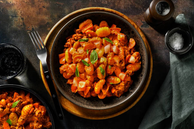 Gnocchi in cremiger Rindshackfleisch-Bolognese