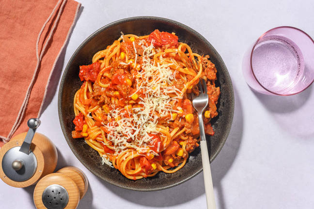 Peri Peri Linguine Bolognese