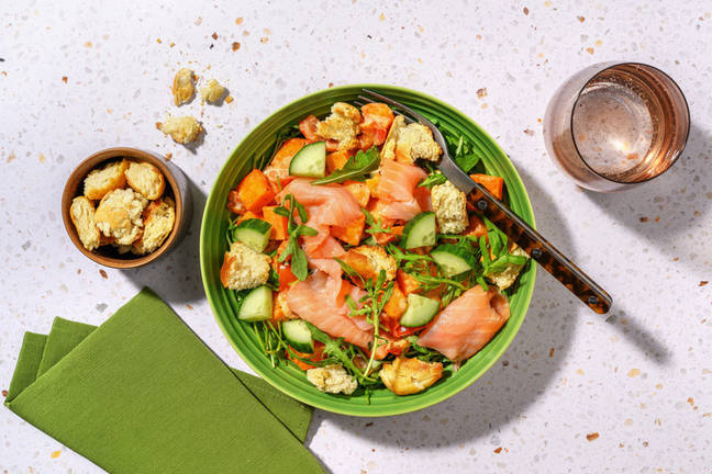 Smoked Salmon and Sweet Potato Salad