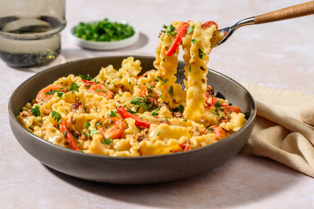 Mafaldine au poulet crémeux