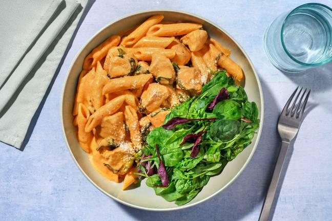 Creamy Cajun Chicken Rigatoni