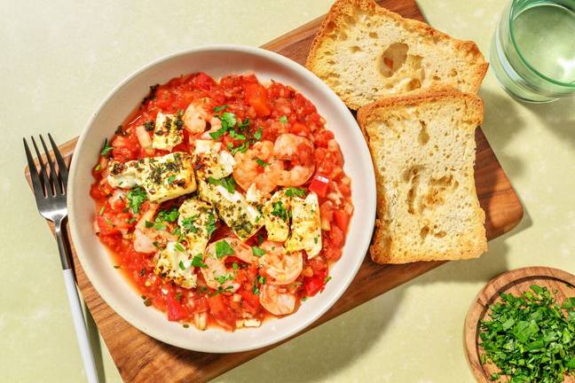 Prawn and Feta Bake