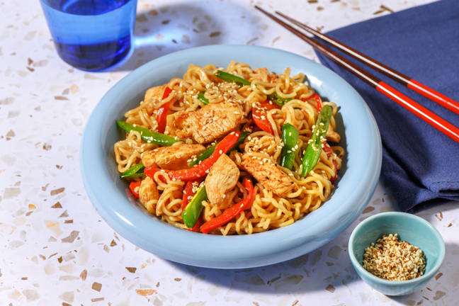 Stir-Fried Hoisin Chicken Noodles