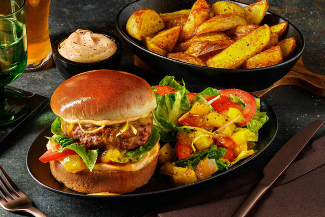 Beyond Meat Mumbai Burger mit Mango-Chutney