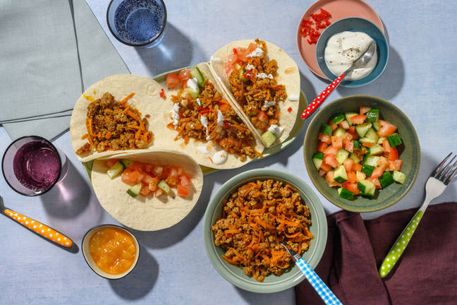 Curried Turkey Tacos