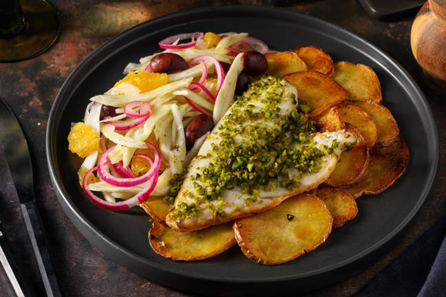 Orata gratinata ai pistacchi di Nonna Silvia