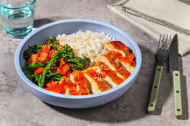 Sticky Bang Bang Style Chicken