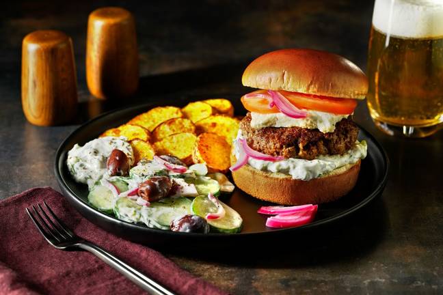 Bifteki Burger mit Hackfleisch vom Weiderind 