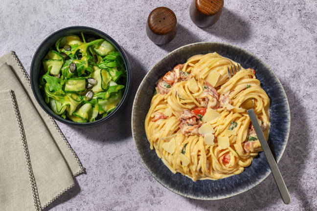 Kremet prosciuttopasta