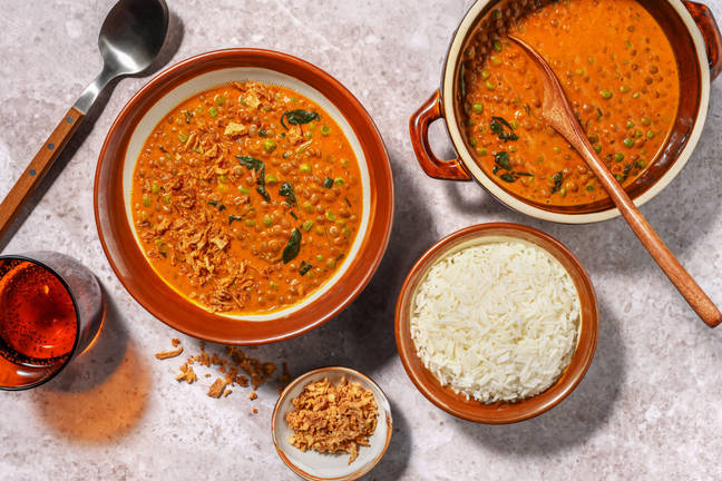 Super Quick Coconut Tikka Dal
