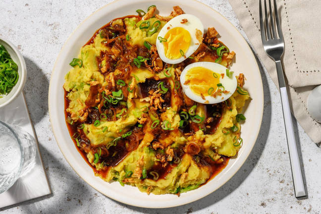 Aziatisch geïnspireerde stoemp