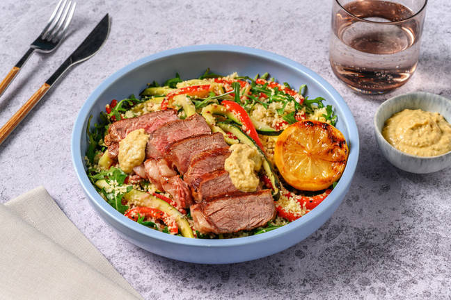 Sizzling Beef Rump & Veggie Couscous