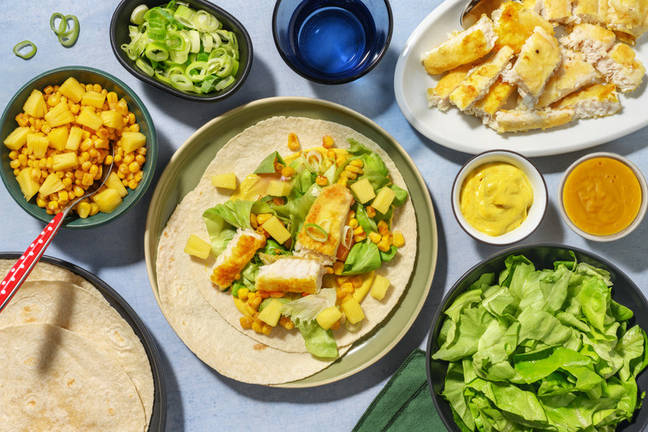 Fish Tacos with Rogan Josh Aioli