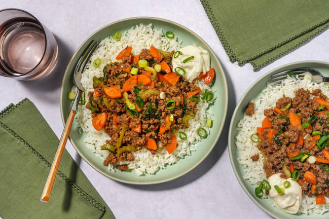 Korean Style Bulgogi Beef Bowl