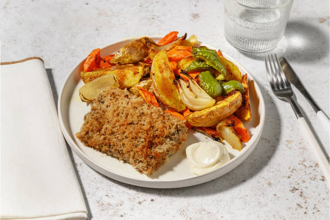 ¡Todo al horno! Merluza con panko y queso italiano