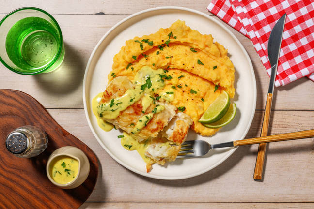 Lieu & sauce curry-citron façon bistrot