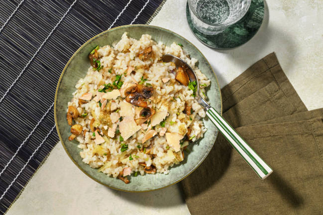 Risotto saveur truffe & champignons