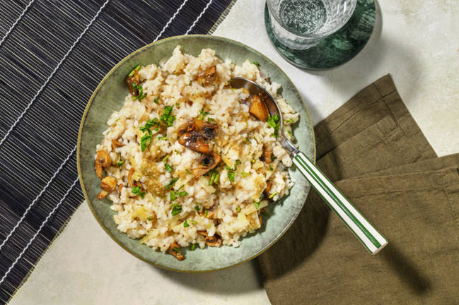 Risotto des bois, persil & soupçon de truffe