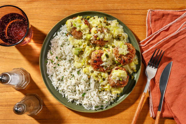 Boulettes de porc au parmesan AOP & persil