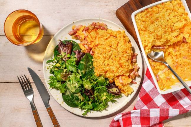 Crumble de patate douce à l'Ossau-Iraty AOP