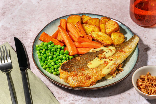 Hake in Hollandaise Sauce