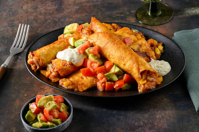 Käsige Pulled BBQ-Flautas