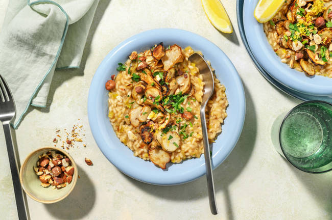Risotto aux topinambours & pecorino râpé