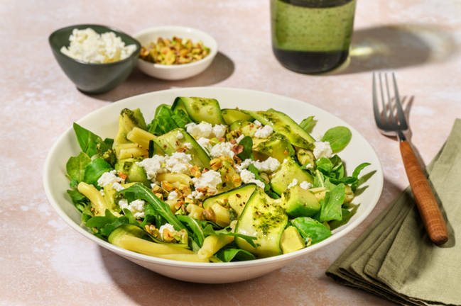 Pasta Salad : pesto, courgette & avocat