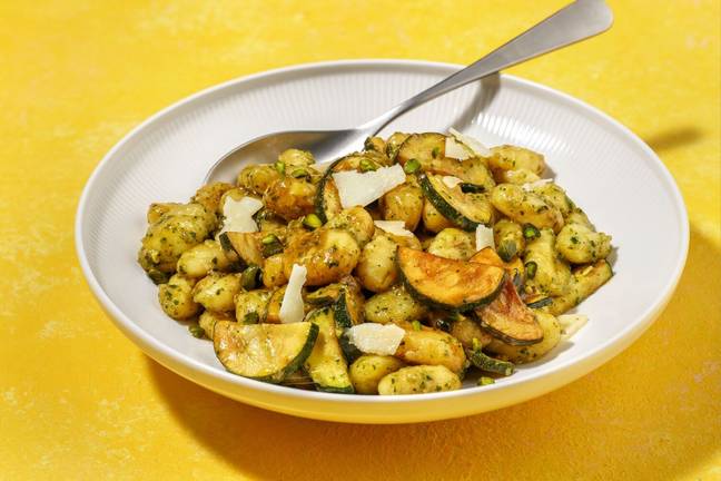 Gnocchi « minute » pesto & courgette