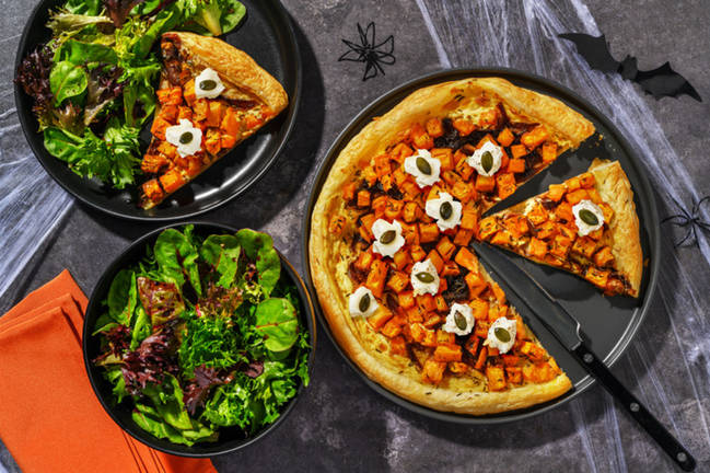 Tarte de patate douce & regards maléfiques